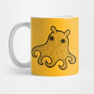 Super Cute Dumbo Octopus Ink Art Drawing Mug